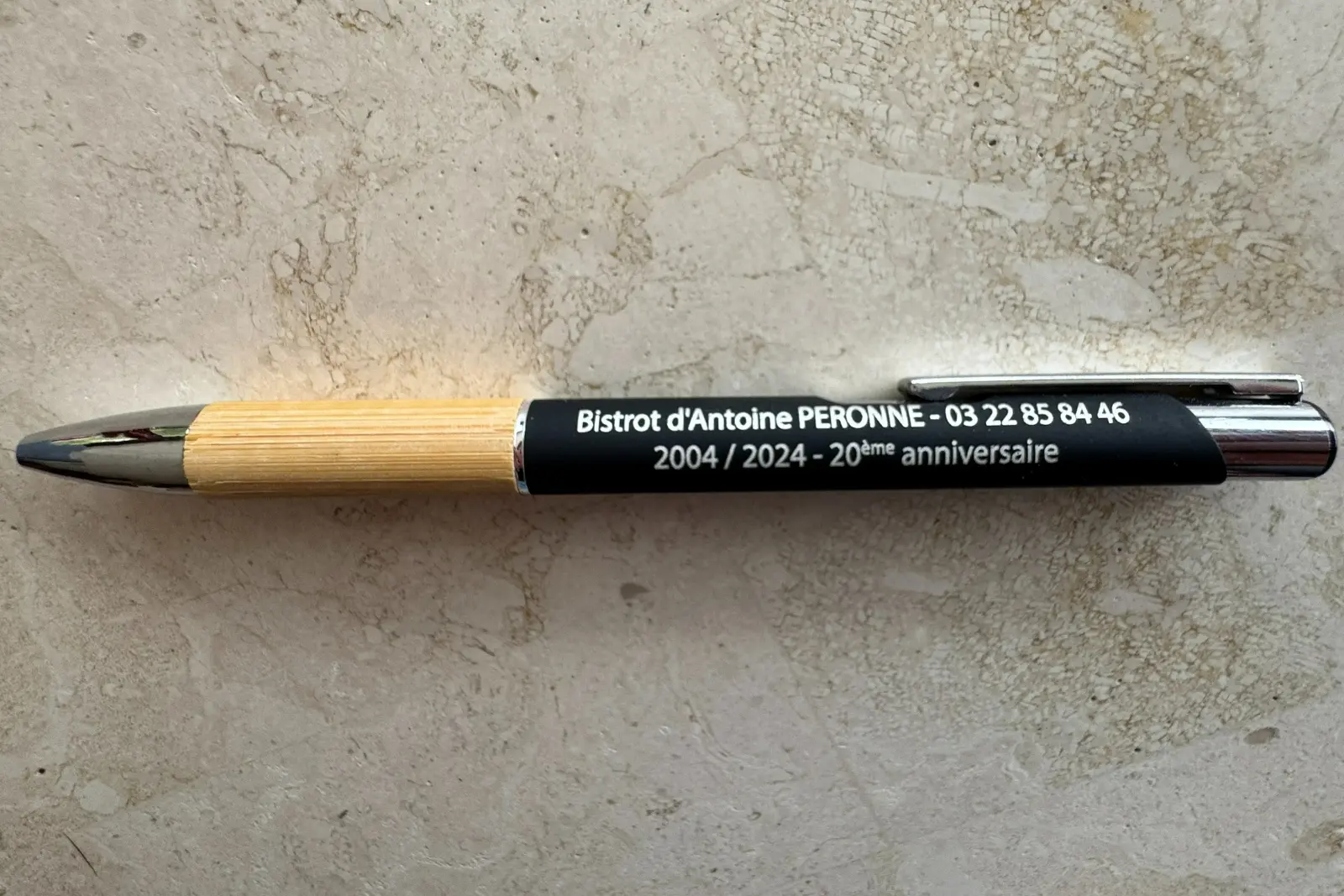 Stylo gravé