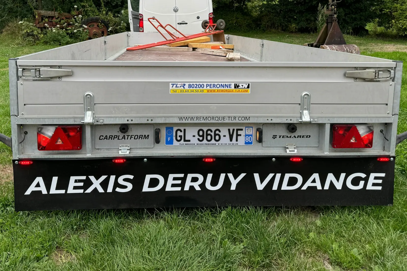 Bavette de remorque personnalisée