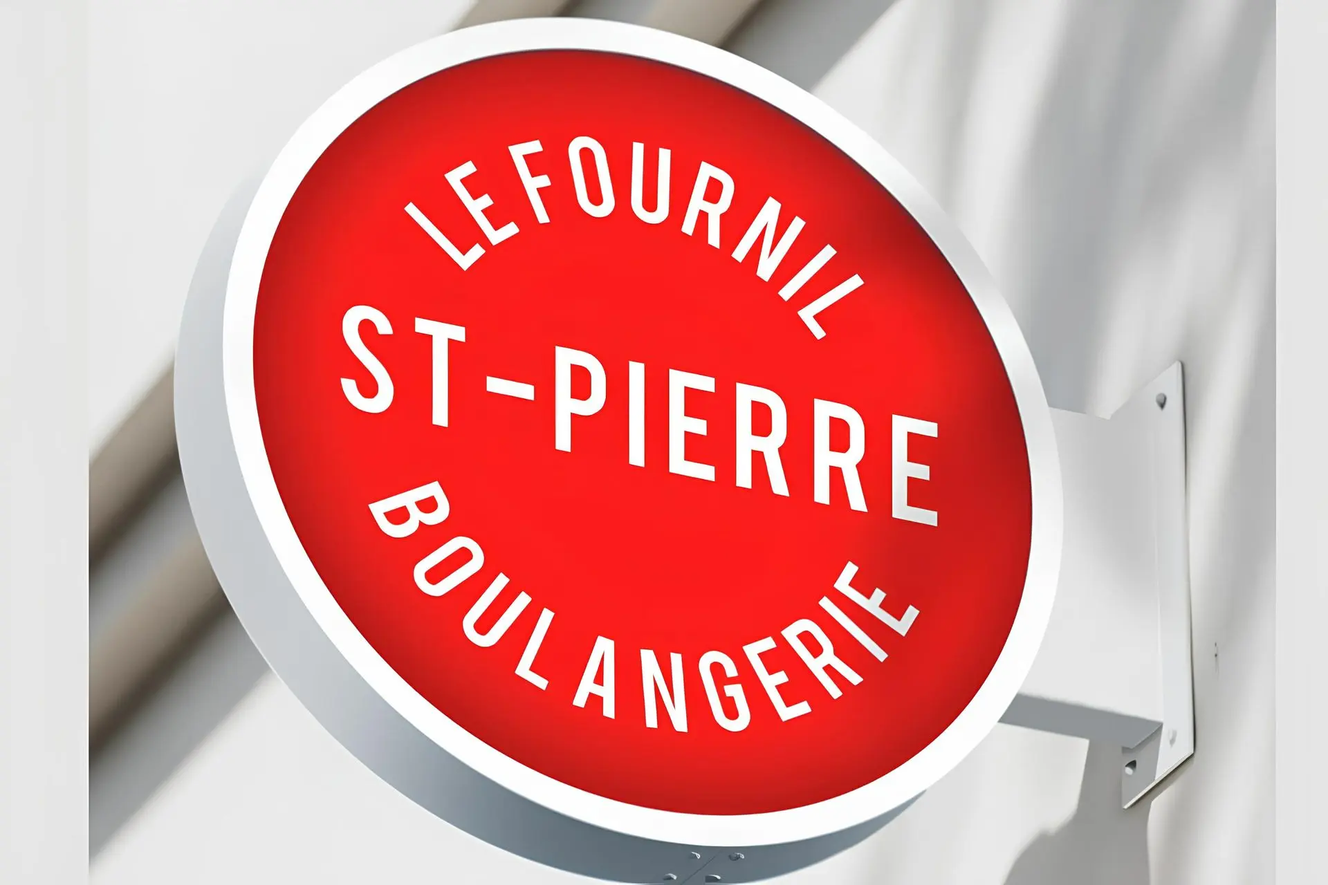 Enseigne drapeau lumineuse Enseigne drapeau lumineuse