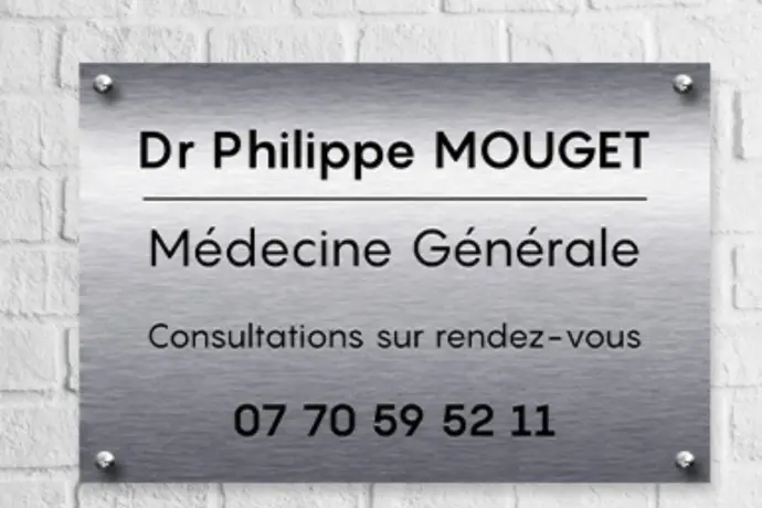 Plaque professionnelle Plaque professionnelle